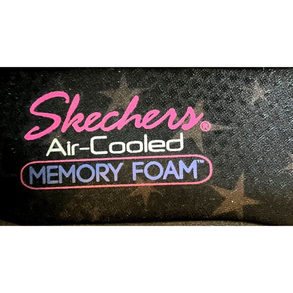 Skechers Cleo Bewitch Black Slip On Stretch Fit Memory Foam Ballet Flats Sz 7 - Picture 14 of 15